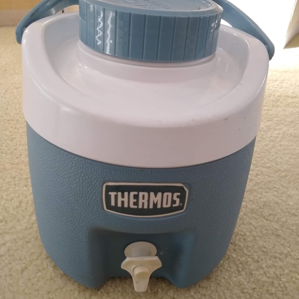 vintage 70s large capacity 4L Thermos water jug cooler dispenser